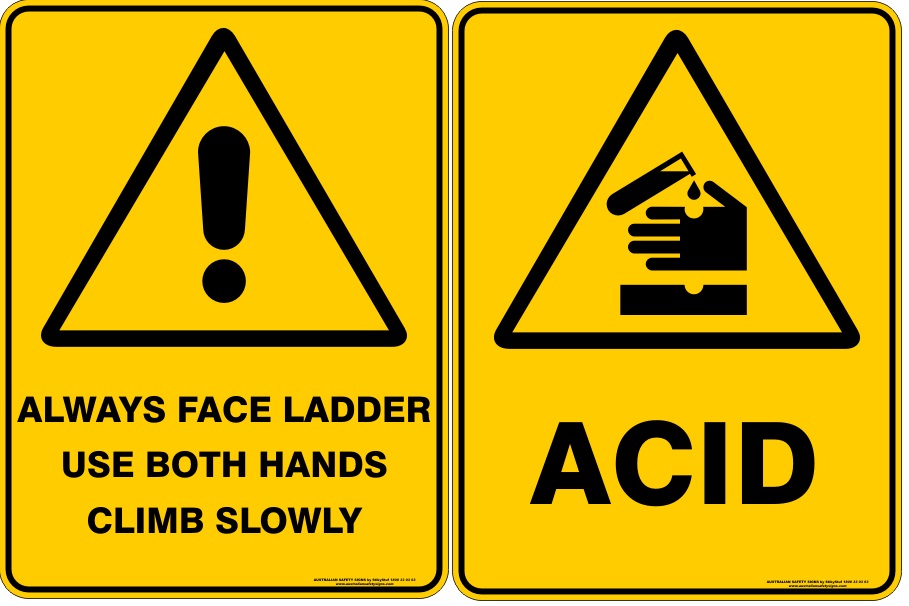 SAFETY SIGNS - WARNING (20)