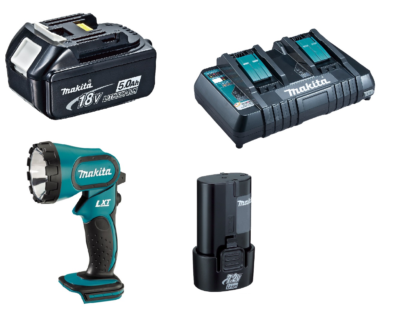 MAKITA BATTERIES,CHARGERS,TORCHES & ACC (5)