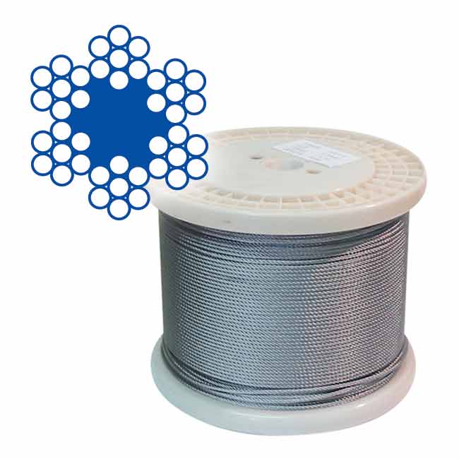 GALV WIRE ROPE - FULL ROLL (12)
